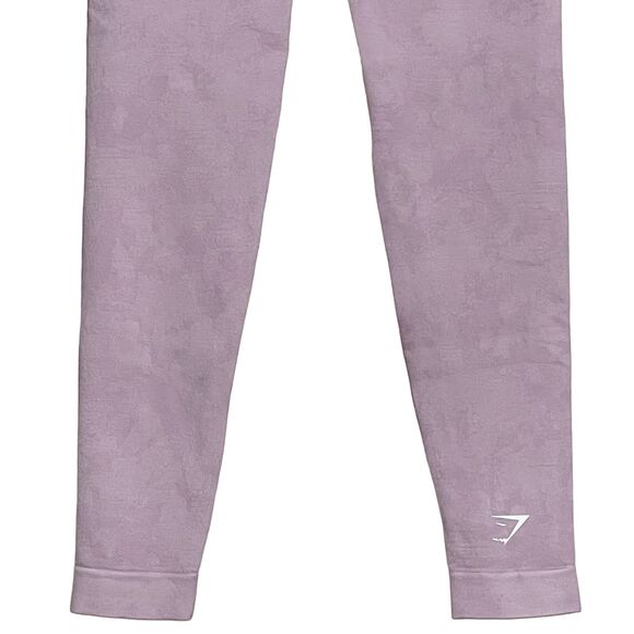 Gymshark Adapt Seamless Leggings S Pink High Rise Stretch Full Length Athletic - Picture 8 of 9